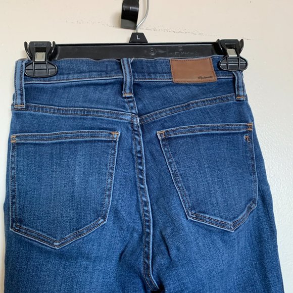 Madewell Women's 10" High-Rise Skinny Jeans in Danny Wash Size 24 G7391 ($135) - Picture 11 of 14